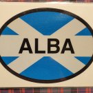 Scotland St Andrews Flag with Alba Oval Sticker