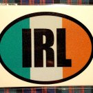 Ireland Flag Oval Sticker - IRL