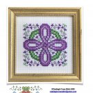 Celtic Lavender Cross - Cross Stitch chart PDF