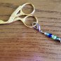 Blue Starfish Hand Beaded Scissor Fob