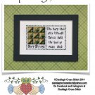 Harp Strings Quilts & Quotes Cross Stitch chart PDF