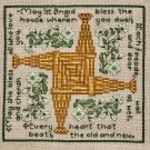 St Brigid's Blessing Counted Cross Stitch Chart PDF