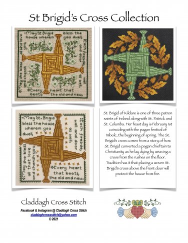 St Brigid's Collection Counted Cross Stitch Chart