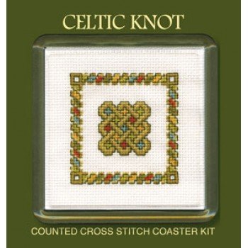 Celtic Knot Counted Cross Stitch Coaster Kit
