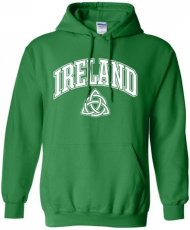 Ireland Hoodie Sweatshirt - LARGE