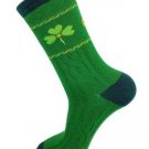 Shamrock Cotton Crew Length Green Socks