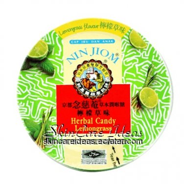 Nin Jiom Herbal Candy Lemongrass 60g / 2.12 oz (Pack of 2)