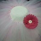 'BUTTON FLOWER' toddler girls tutu