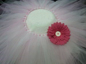 'BUTTON FLOWER' toddler girls tutu