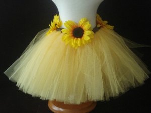 'SUNFLOWER FIELDS' youth girls tutu