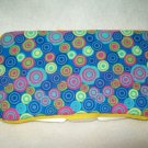Custom Baby Wipes TRAVEL Case | RETRO BLUE CIRCLES