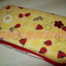 Custom Baby Wipes TRAVEL Case | LADYBUGS and DASIES