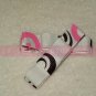 HOT PINK and BLACK tuxedo bows | clippie