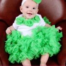 HARLEQUIN GREEN ROSETTE HEADBAND  | hair candy