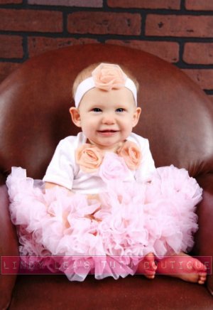 CREAMSCICLE  | rosette onesie