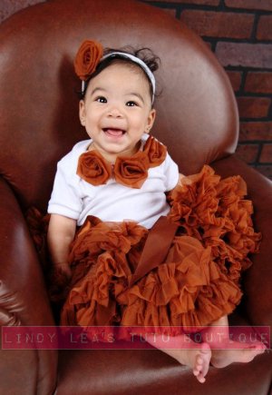 BROWN SUGAR  | rosette onesie