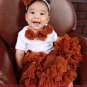 BROWN SUGAR  | rosette onesie