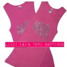 CHEER -hot pink- | rhinestone tank top