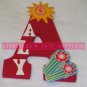 SUMMER LOVE - Wooden Initial and name