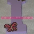 BUTTERFLIES GALORE - single wooden letter