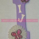 BUTTERFLIES GALORE- Wooden Initial and name