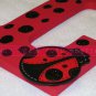 L is for LADYBUG - single wooden letter