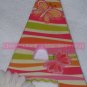 SPRINGTIME STRIPES w FLOWER and BUTTERFLIES- single wooden letter