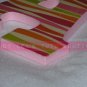 SPRINGTIME STRIPES- single wooden letter