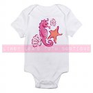 SEAHORSE, STARFISH & SHELL |  infant bodysuit