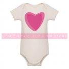 HEART [2] |  infant ORGANIC bodysuit