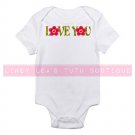 LOVE YOU |  infant bodysuit