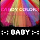 'CANDY COLORS' baby girls tutu