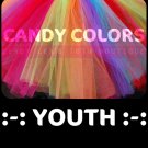 'CANDY COLORS' youth girls tutu