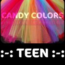 'CANDY COLORS' teen girls tutu