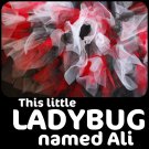This little Ladybug named Ali | baby girls petitu tutu