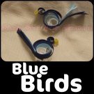 BLUE BIRDS | set of 2 clippies