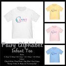 FAIRY ALPHABET | personalizable infant tee