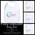 FAIRY ALPHABET | personalizable baby bib