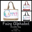 FAIRY ALPHABET | personalizable shoulder bag