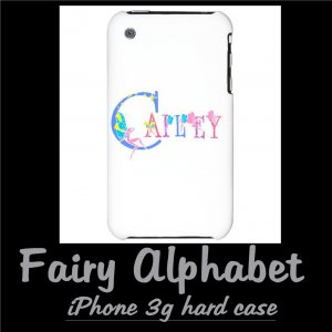 FAIRY ALPHABET | personalizable iPhone 3g hard case