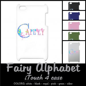 FAIRY ALPHABET | personalizable iTOUCH 4 case