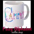 FAIRY ALPHABET | personalizable coffee mug