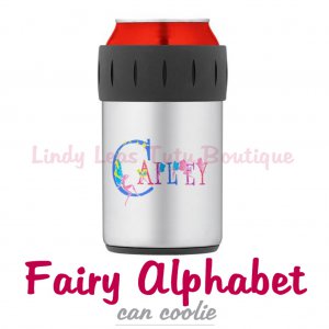 FAIRY ALPHABET | personalizable thermos can coolie