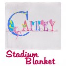 FAIRY ALPHABET | personalizable stadium blanket