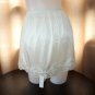 NWT CLASSIC SHEER NYLON HALF SLIP SKIRT, LACE DETAIL CREME COLOR, WOMEN UNDERWEAR.