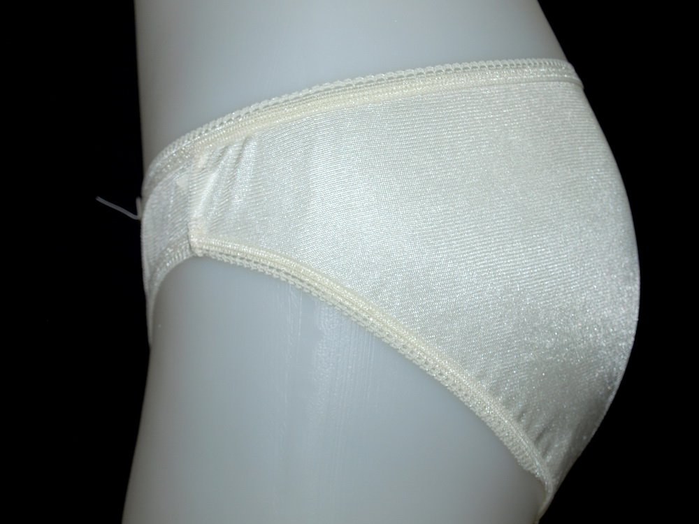 Yellow, Nude Nylon bikini panties classic design Women Hips 3436" inches