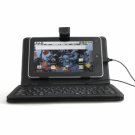 Leather Keyboard Case for 7 inch Tablet Computer