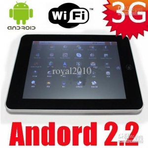 Android 2.2 OS Tablet pc 8" w/ Freescale iMX515 Cortex A8 CPU +Flash Player 10+ 512M RAM+4gb HDD