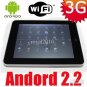 Android 2.2 OS Tablet pc 8" w/ Freescale iMX515 Cortex A8 CPU +Flash Player 10+ 512M RAM+4gb HDD