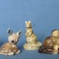 Wade Miniature Ceramic Bone China Animals Vintage Camel Fawn Kangaroo Beaver Horse